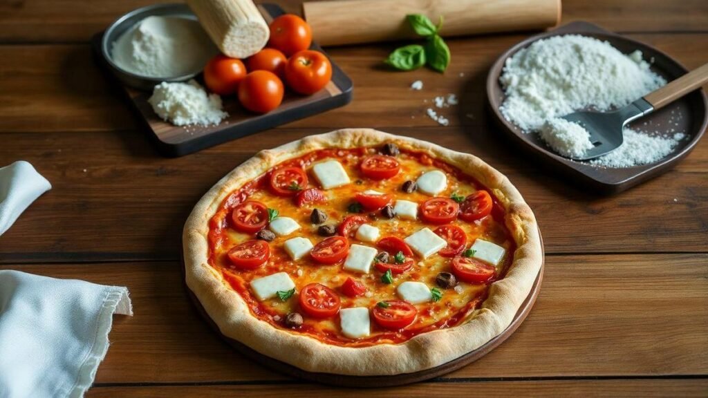 pizza-caseira-sem-complicacoes-massa-pronta-em--minutos-com-sabor-incrivel-e-preparo-descomplicado