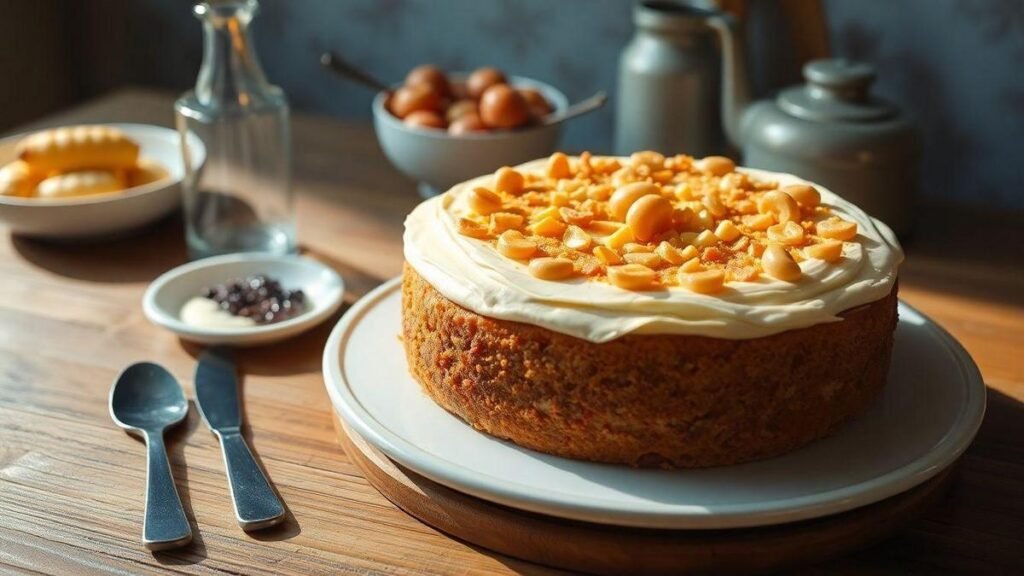 torta-de-abacaxi-com-nozes-e-cacao-deliciosa-e-cremosa-pronta-em-menos-de--minutos-com